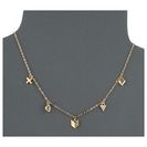 Bijuterii Femei Rebecca Minkoff XOXO Charm Necklace 12K with Crystal