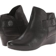 Incaltaminte Femei Rockport Total Motion 45mm Wedge Stone Bootie Black Dist Goat