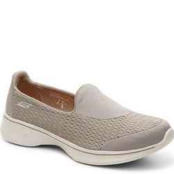 Incaltaminte Femei SKECHERS GOwalk 4 Pursuit Slip-On Sneaker Taupe