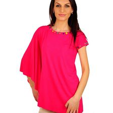 Bluza femei, roz cu maneca tip liliac, RVL