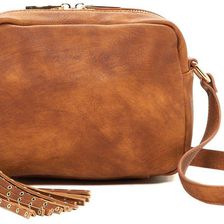 Deux Lux Hudson Camera Bag Crossbody COGNAC