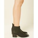 Incaltaminte Femei Forever21 Faux Leather Chelsea Boots Black