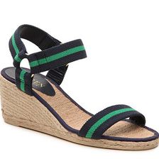 Incaltaminte Femei LAUREN Ralph Lauren Ralph Lauren Ilene Wedge Sandal NavyGreen