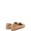 Incaltaminte Femei CheapChic Stand Tall Cut-out Faux Suede Flats Natural