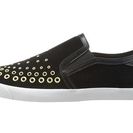 Incaltaminte Femei Just Cavalli Grommet Embellished Sneakers Black Soft and Brushed Leather with Rings