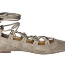 Incaltaminte Femei Pierre Balmain Lace-Up Ballet Flats Mouse Grey