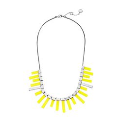 Bijuterii Femei French Connection Radial Frontal Necklace SilverYellow