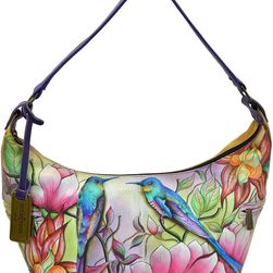 Anuschka Handbags East West Medium Hobo Spring Passion