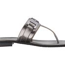 Incaltaminte Femei Michael Kors Warren Thong Gunmetal Metallic Saffiano