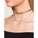 Bijuterii Femei CheapChic Circle Chip Layer Chain Choker Met Gold