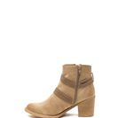 Incaltaminte Femei CheapChic Cut It Chunky Faux Suede Booties Taupe