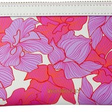 Vera Bradley Georgia Wallet Paradise Floral Lilac