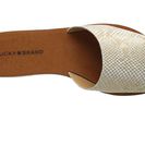 Incaltaminte Femei Lucky Brand Dorian White Gold Metallic