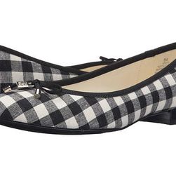 Incaltaminte Femei Anne Klein Ovi BlackWhite Gingham Fabric