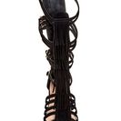 Incaltaminte Femei Top Guy Long Fringe Gladiator Sandal BLACK