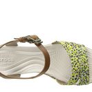 Incaltaminte Femei Crocs Leigh II Ankle Strap Graphic Wedge HazelnutGold