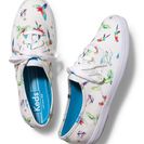 Incaltaminte Femei Keds Champion Birds Of Paradise Sneaker WHITE