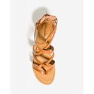 Incaltaminte Femei CheapChic Ruby-65 At Ease Sandal Cognac