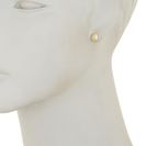 Bijuterii Femei Candela 10K Yellow Gold Diamond Cut Round Stud Earrings Yellow Gold