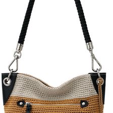 The Sak Indio Crochet Small Hobo Neutral Colorblock