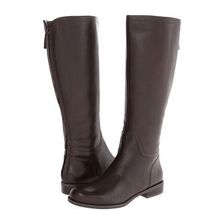 Incaltaminte Femei Nine West Contigua Wide Calf Dark Brown Leather