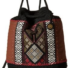 The Sak Sayulita Backpack Black Tribal