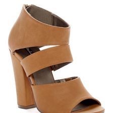 Incaltaminte Femei Michael Antonio Jestin Open Toe Heel Whiskey