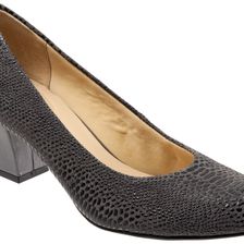 Trotters Candela Dark Grey Lizard