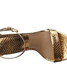 Incaltaminte Femei Michael Kors Jacqueine Runway Pale Gold Specchio Genuine Snake