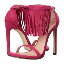 Stuart Weitzman Lovefringe Geranium Suede