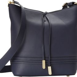 Ivanka Trump Briarcliff Bucket Navy Oil Tan