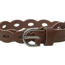 Accesorii Femei Fossil Scalloped Skinny Brown