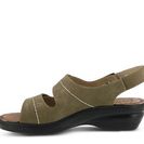 Incaltaminte Femei Flexus by Spring Step Belamar Wedge Sandal Olive