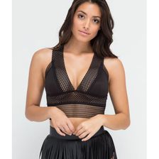 Accesorii Femei CheapChic Good Sport Longline Bikini Top Black