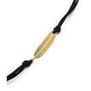 Bijuterii Femei CheapChic Feather Weather Faux Suede Cord Necklace Black