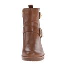 Incaltaminte Femei Michael Kors Gretchen Bootie Dark Caramel Distressed Vachetta