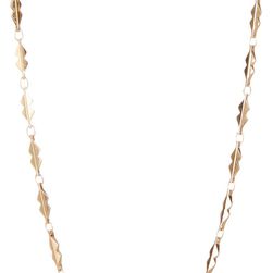 Natasha Accessories Long Strand Chain Necklace GOLD