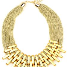 Eye Candy Los Angeles Charlene Necklace Gold