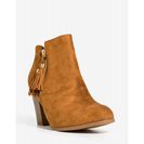 Incaltaminte Femei CheapChic Real Deal Bootie Cognac
