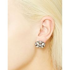 Bijuterii Femei Forever21 Faux Gem Cutout Studs Bsilver