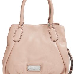 Marc by Marc Jacobs Fran Leather Satchel CAMEO NUDE