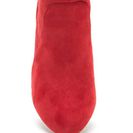 Incaltaminte Femei CheapChic Clear Your Mind Chunky Lucite Booties Red