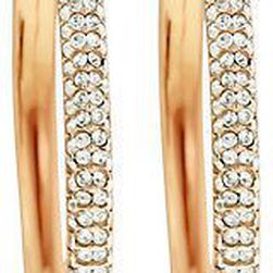Michael Kors Rose Gold-tone Pave Hoop Earrings MKJ4935791 N/A