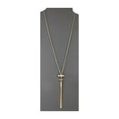 Bijuterii Femei French Connection Tube Tassel Necklace GoldSilver