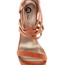 Incaltaminte Femei Michael Antonio Rixy Double Strap Heeled Sandal Cognac