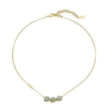 Bijuterii Femei Cole Haan Triple Stone Pendant Necklace GoldAmazoniteGreen