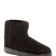 Incaltaminte Femei Minnetonka Genuine Sheepskin Ankle High Pug Boot Women BLACK