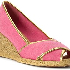 Ralph Lauren Cecilia II Pink/RL Gold Jersey Knit/PU