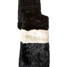 Accesorii Femei Kate Spade New York Faux Rabbit Fur Stole BlackCream