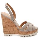 Incaltaminte Femei Nine West Kindeyes Wedge Sandal Taupe